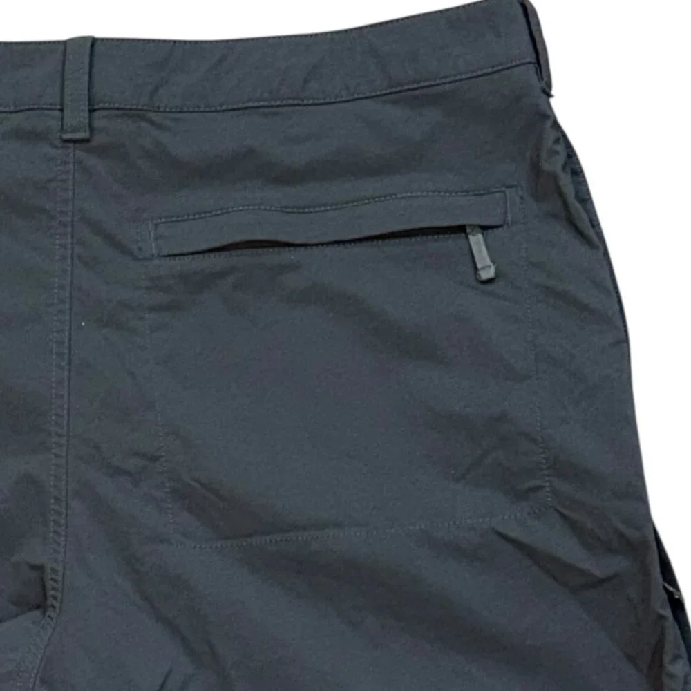 The North Face‎ Grey Nylon Hiking Cargo Shorts 36 Lightweight Packable Summer